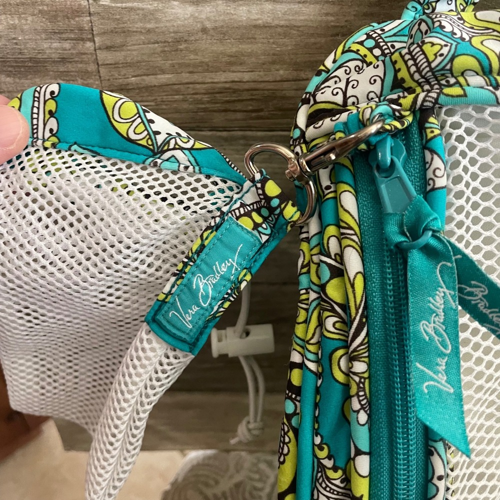 Vera Bradley Limes Up Paisley Mesh Shoe Bag and Delicates Pouch Set - Picture 3 of 5